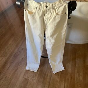 Guess Cream Straight Leg Pants